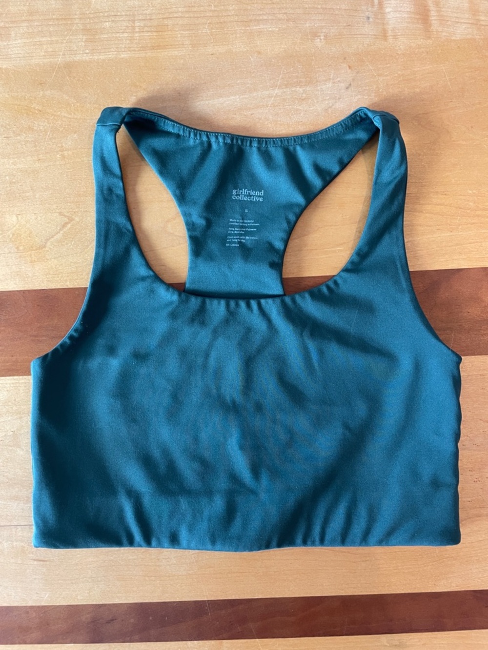 Paloma Racerback Bra in Forest Green